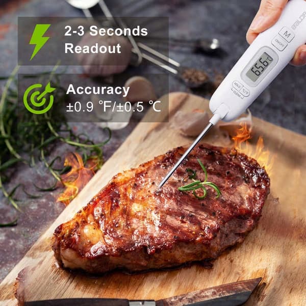 KÖKSTERMOMETER DIGITAL FÖR KÖTT FISKKAKA GRILL LCD