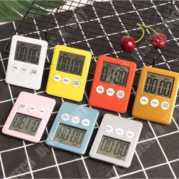 TD® ELEKTRONISK MAGNETISK KÖKSREDSKAP TIMER FLERA FÄRGER