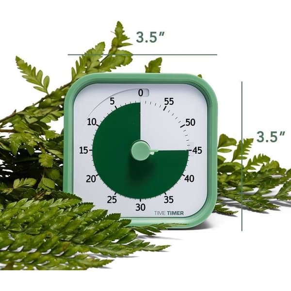 Visuell timer - TIME TIMER - MOD - 60 minuter - Grön fägre - Tyst
