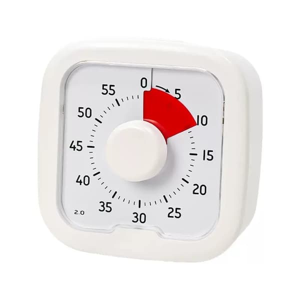 Nyhet White Visuell Timer 60min - klassrum skola för barn