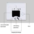 Miniatyrbild 3 av 5: Lollanda Digital Kökstimer 2-pack, Köks-Timer - Magnetisk, Digital Timer med Magnet & LCD-display, Vit med Ställ