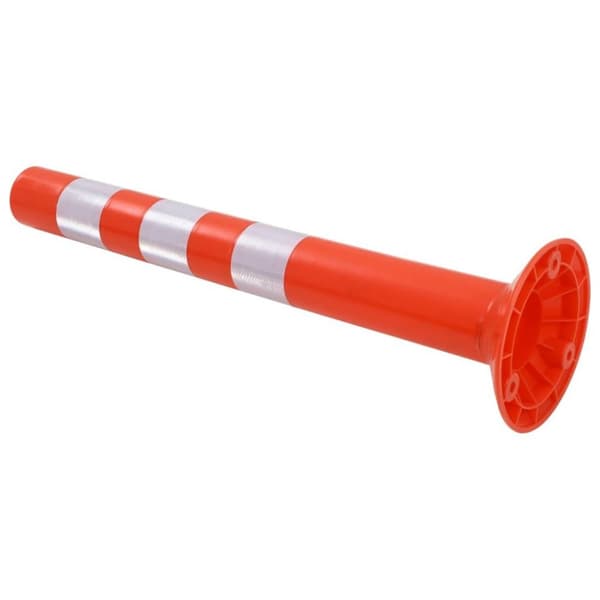 vidaXL Liikenteenohjaustolpat 2 kpl muovi 75 cm