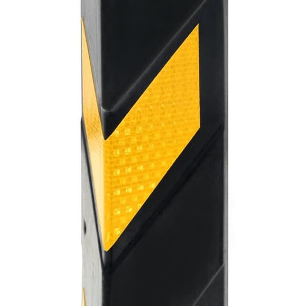 vidaXL reflekterende hjørnebeskyttere 5 stk. gummi 80 cm