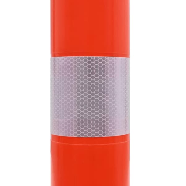 vidaXL Trafikpollare 5 st plast 75 cm