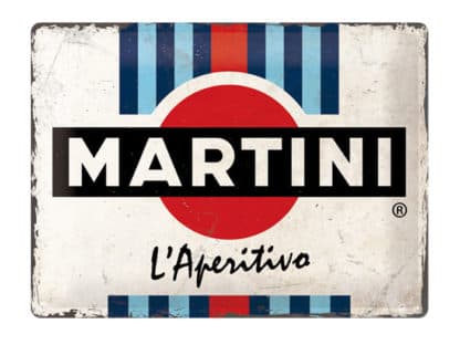 Nostalgi-Art Plåtskylt 30x40cm  Martini logo