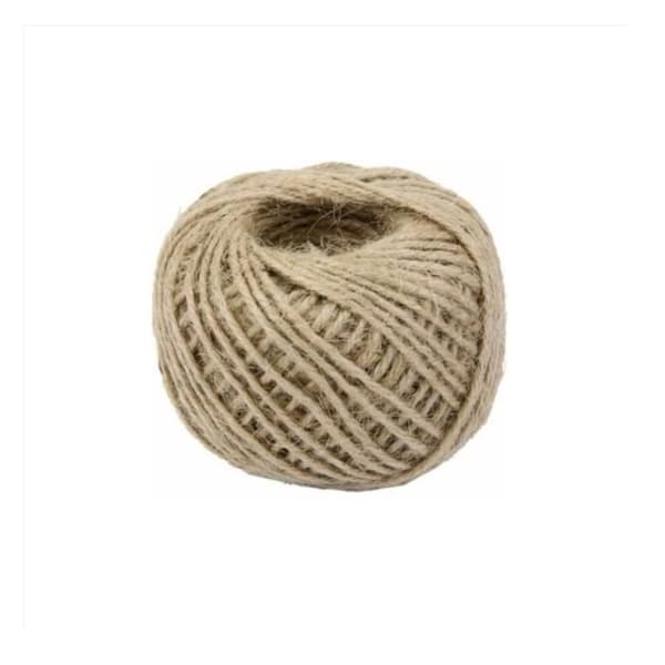 SHOP-STORY - NATURLIG BRUNT JUTEGRÅNG - 2MM X 40M - TJOCKT HAMPREP FÖR INREDNING, TRÄDGÅRD, DIY, KONST OCH HANTVERK