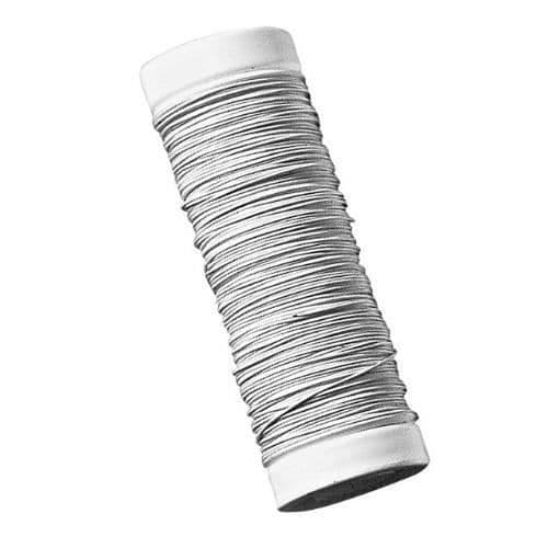 Rayher Hobby Rayher 2419202 Blomstråd, 0,35 mm till Weber, vit spole, 55 m - 24-192-02