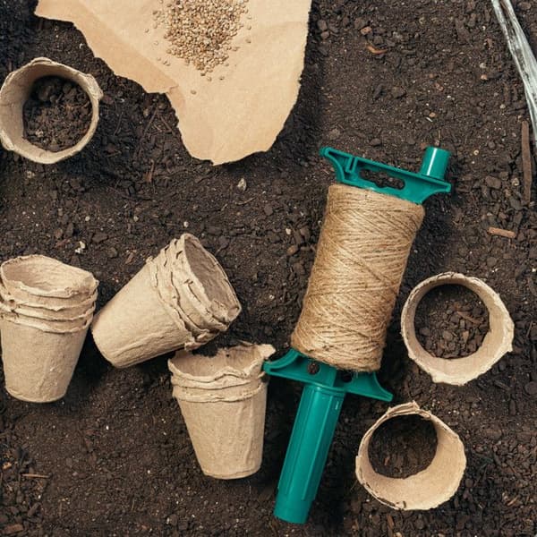 Corde - Relaxdays - 10046047 - 100% jute - Set med 2 rullar - 50 m per rulle
