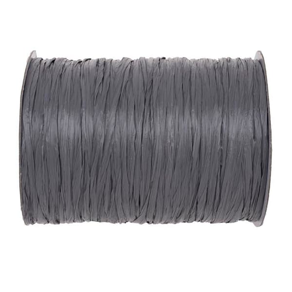 Ficelle de cuisson - elastisk baktråd Glorex - 6 9400 615 - , värdefull raffia, grå, 100 m
