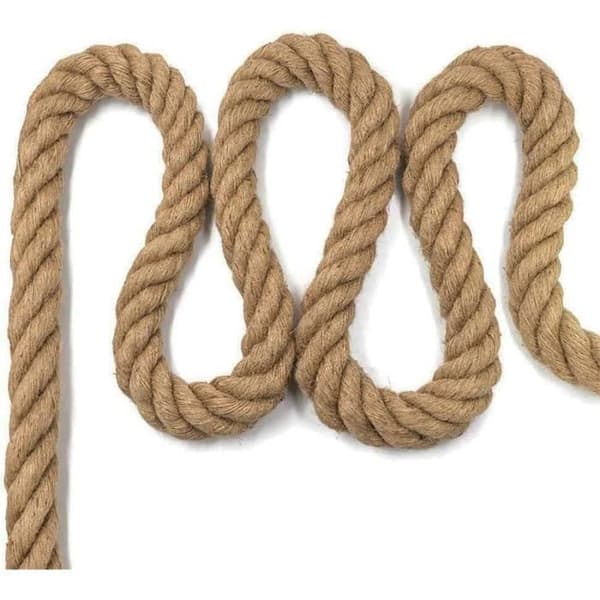 Jutegarn - Aoneky - Tjock Tvinnad - 15M - Diameter 25mm - Fuktbeständig