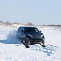 Miniatyrbild 3 av 4: XMTECH 2-delad däcktraktionsdäckskala 10T Off Road Snow Sand Traction Recovery Tracks, svart