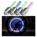 Miniatyrbild 3 av 4: Bilcykel Motorcykel Däckventilljus LED-blixtlampa Hjulventillock Ljus Bra kvalitet 2 fot Grön -WGHY2918