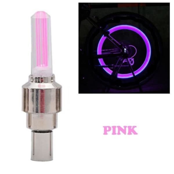 Reservdel, 2 st Hjullampa LED-ljus Cykel Bil Motorcykel Hjul Däck Ventillock Blixt LED-ljus Lampa - PK Typ