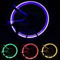Miniatyrbild 3 av 4: Zacharia 2ST Cykel LED Motorcykel Belysning Däck Hjul Ventil Lock Light Bil Blixt Däck Ventil Caps Luftdäck Fälg Ventil Hjul St
