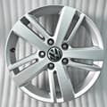Miniatyrbild 5 av 6: 4-Pack - Volkswagen VW Centrumkåpor / Hjulnav Emblem - Bil