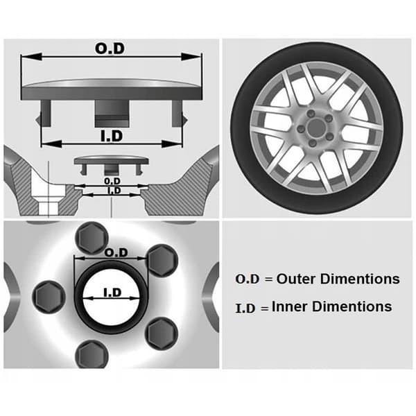 4-Pak - Volkswagen VW Senterkopper - Bil