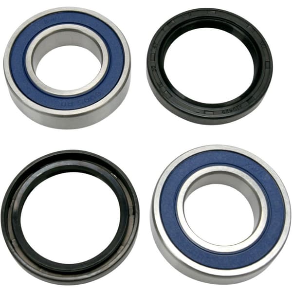 Moose Hard-parts Hjulleje- Og Tætningssæt Beta/ducati/kawasaki/triumph 25-1404 Blå,Sort