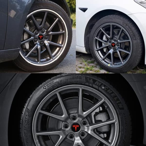 4-Kpl - Tesla Keskimerkki - Auto