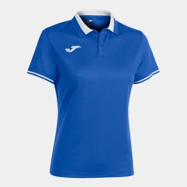 Joma Championship VI pikétröja dam - kungsblå/vit - 14 år
