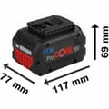 Miniatyrbillede 4 af 5: Charger and rechargeable battery set BOSCH ProCORE 1600A0214C 18 V 5,5 Ah