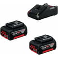 Miniatyrbillede 2 af 8: Oplader og genopladeligt batterisæt BOSCH 1 600 A01 9S0 4 Ah 18 V