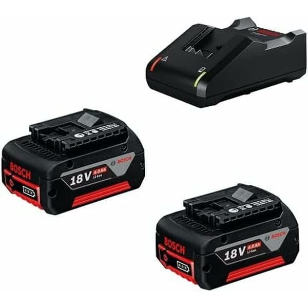 Oplader og genopladeligt batterisæt BOSCH 1 600 A01 9S0 4 Ah 18 V