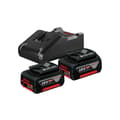 Miniatyrbillede 1 af 8: Oplader og genopladeligt batterisæt BOSCH 1 600 A01 9S0 4 Ah 18 V