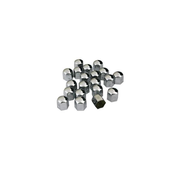 Bultskydd krom 19mm 20 st