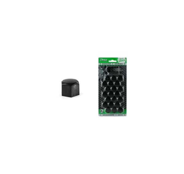 Boltdeksler 21mm, 21stk, sort