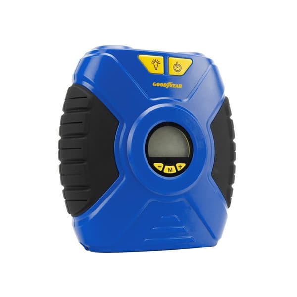 Kannettava ilmakompressori LED-valolla. Goodyear GOD0020 12 V 90 PSI