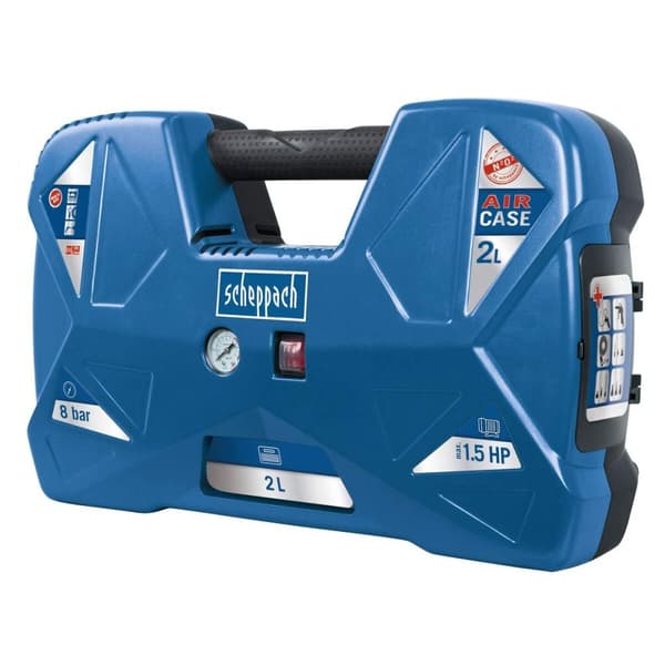 Ilmakompressori Scheppach Air Case 1100 W 2 L 230 V 8 bar