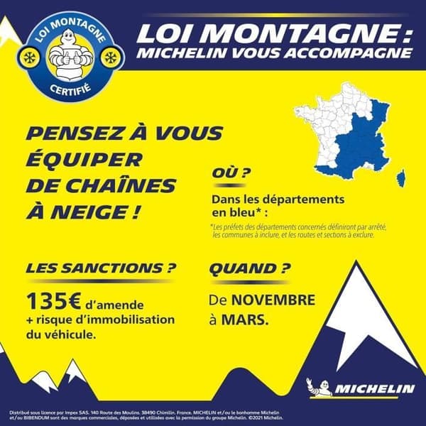 MICHELIN - Snöstrumpor - S.O.S. GRIP® EVOLUTION 1