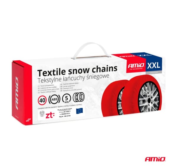 Textile snow chains 2 pcs size XXL