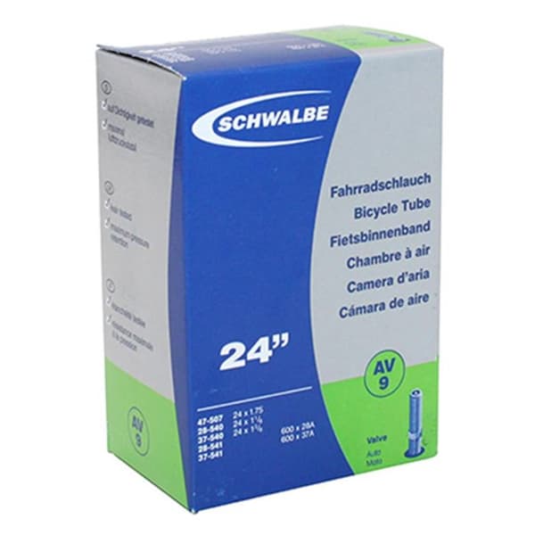 Innerslang - Schwalbe - 600 A - 24x1 3/8 - Schraderventil 40 mm - Gummi