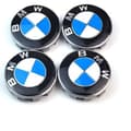 Miniatyrbild 1 av 3: Cache Moyeu - BMW - 68mm - 4-pack - Blå Vit Emblem - Hög Kvalitet