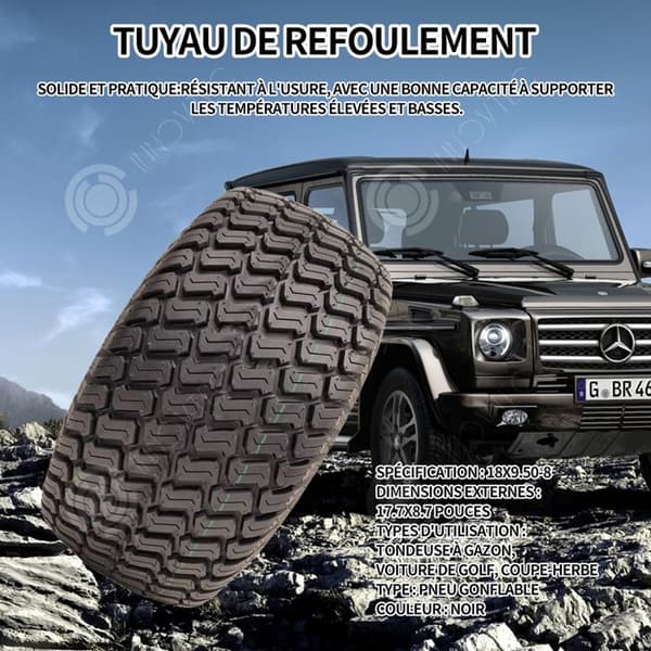 INN Däck 18x9.50-8 däck för gräsklippare tubeless gräsklippare däck på trädgårdsklippare Trädgårdsgräsklippare trailer pn
