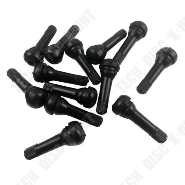 TD® Paket med 100 delar Däckventiler/TR414 gummidäckventiler Bilgummi Däckventiler Fälgventiler XFM70512630