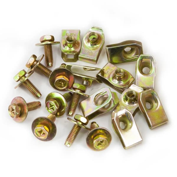 INF U-Clip Jernpladefastgørelser 30-Piece