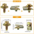 Miniatyrbillede 2 af 4: INF U-Clip Jernpladefastgørelser 30-Piece
