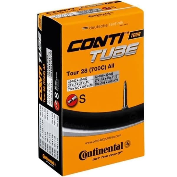 CONTINENTAL Tour 28 700x28/37 Schrader innerslang för fritidscykel för vuxna