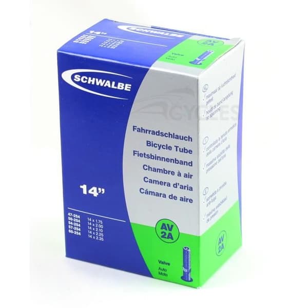 Innerslang - Schwalbe - AV2A - 14x1,75 - 14x2,35 - Schraderventil 40 mm