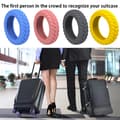 Miniatyrbild 6 av 6: INF Premium Silikon Hjulskydd för Bagage (8-pack) Svart