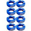 Miniatyrbild 1 av 6: INF Caster Shoes Bagagehjul - (8-pack) Rosa+blått
