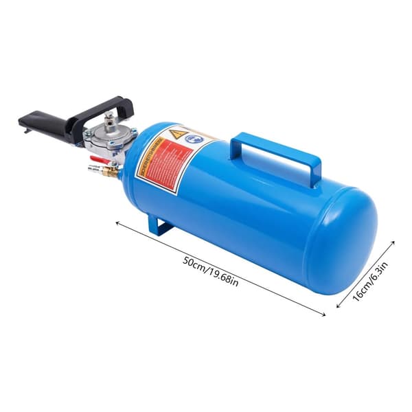 Renkaan reunapainin, 8L kapasiteetti, maksimi paine 145 PSI, moniväriset vaihtoehdot,Sininen