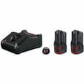 Miniatyrbillede 3 af 4: Oplader og genopladeligt batterisæt BOSCH 1600A019R8 12 V