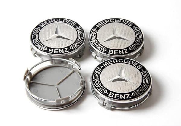 MB12 - 75MM 4-pack Centrumkåpor Mercedes Benz