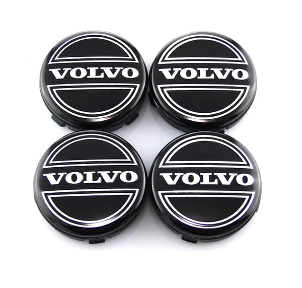 Volvo01- 64MM 4-pack Centrumkåpor Volvo