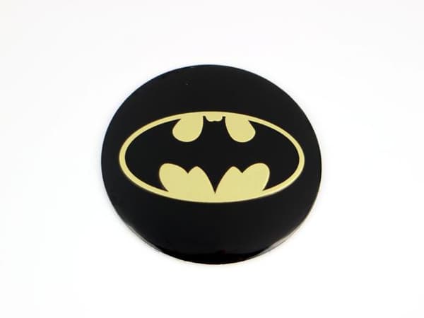 Batman hjulnav emblem till fälgar o centrumkåpor 4-pack styling