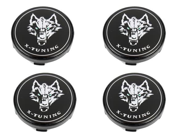 Centrumkåpor till fälgarna 60mm passar 57mm hål 4-pack Varg