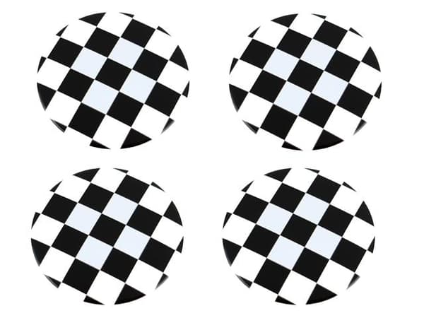 Rally hjulnav emblem till fälgar o centrumkåpor 4-pack styling Rally hjulnav emblem till fälgar o centrumkåpor 4-pack styling